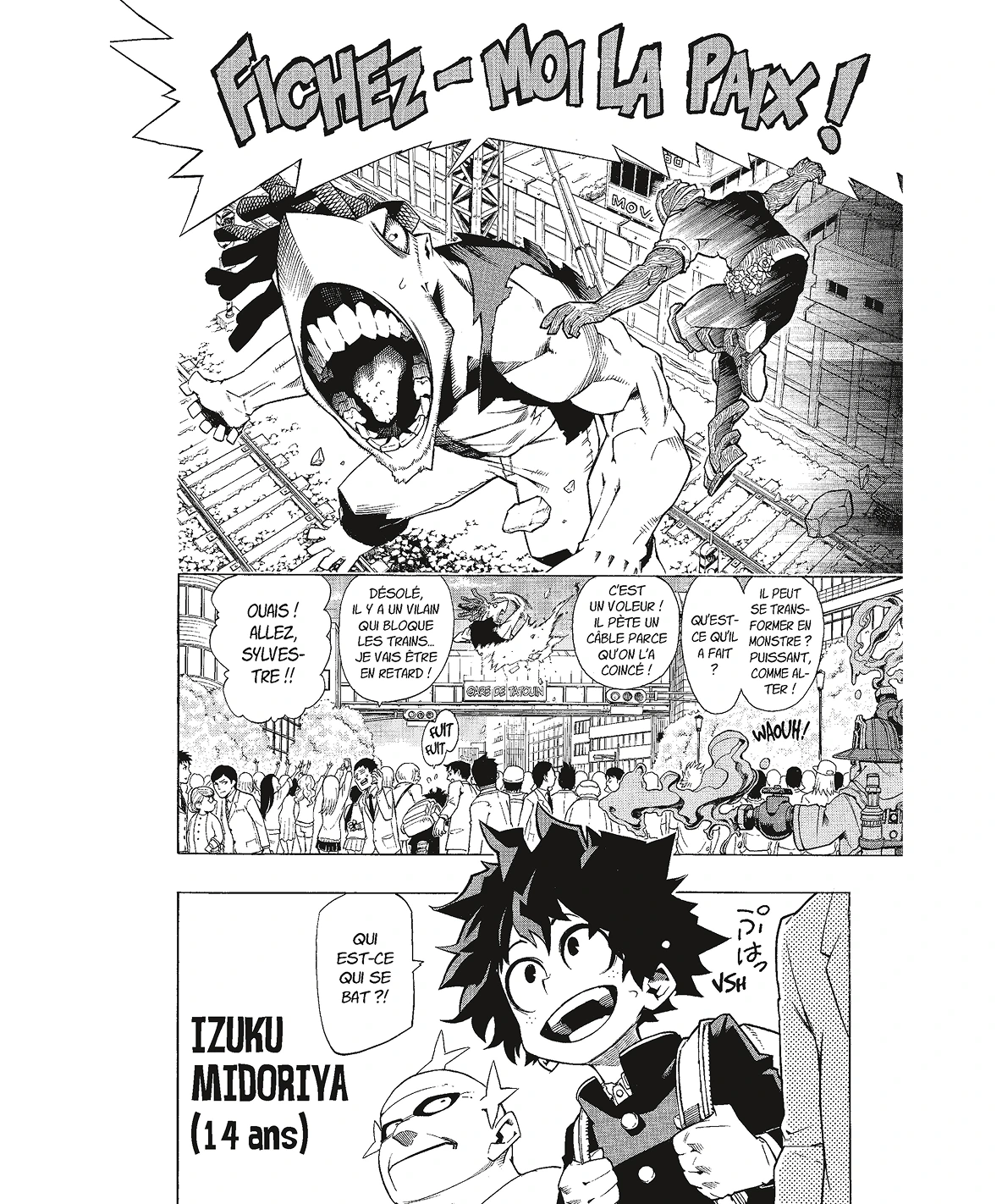 Feuilletez le tome 1 en édition grand format collector de My hero academia