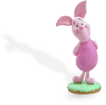 Une figurine Winnie l'Ourson : Porcinet